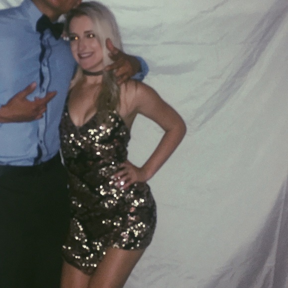 sparkly mauve vegas dress - Picture 5 of 5